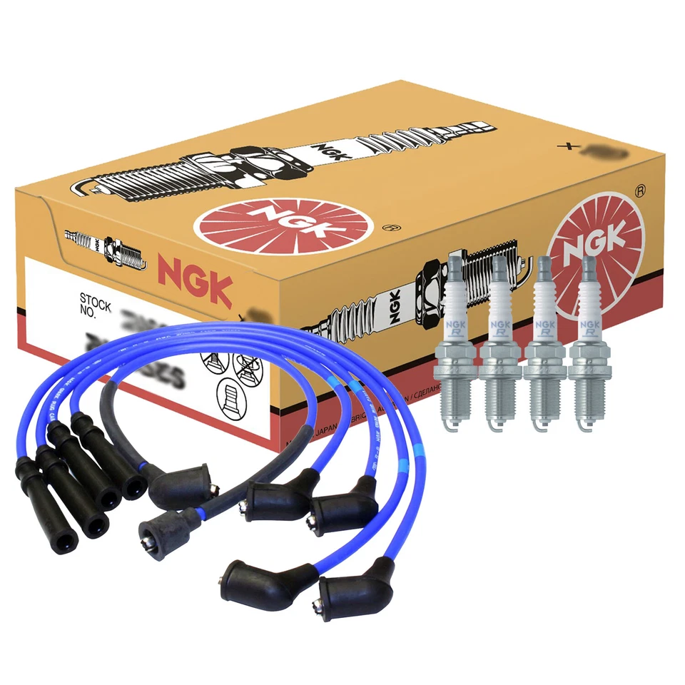 Kit de cable NGK y 4 bujías estándar para Mazda MX-3 Protege Naturally Asp Foto 1 de 1