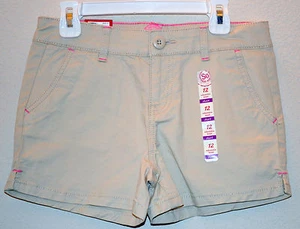 $24 NWT ☀ADJUSTABLE WAIST☀ Sz 12 Shorts NEW Girls - Picture 1 of 2