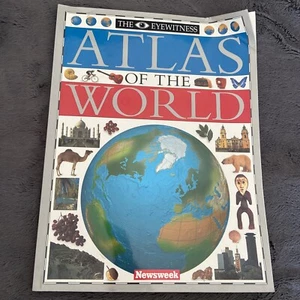 Newsweek The 👁Eyewitness Atlas Of The World Paperback  1994 - Picture 1 of 4
