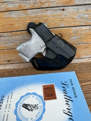 Funda cruzada de cuero negra Don Hume para Smith S&W CS40 CS45 derecha Foto 1 de 2