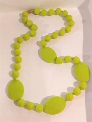 Collar de Verano Verde Goma Silicona Sin Metal 30" Ideal para Piscina Crucero PISTA Foto 1 de 4