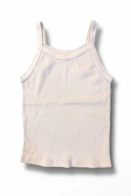 Camiseta sin mangas AE77 American Eagle Premium 100 % algodón blanco roto Foto 1 de 4