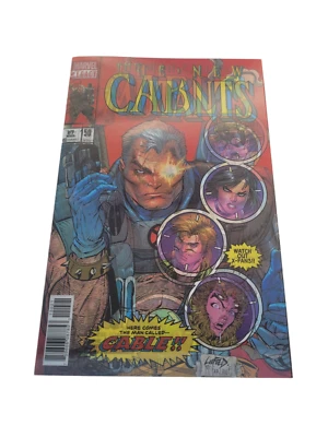 CABLE 150 2017 Marvel Comics - New Mutants 87 Lenticular Cover High Grade Raw - Image 1 of 4