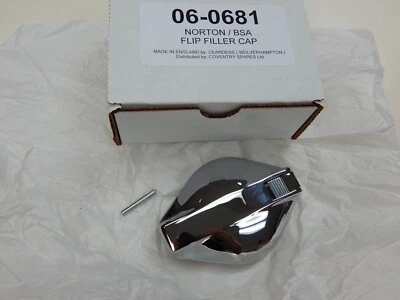 68-8190 BSA A65 1968-70 650 UK MADE CEANDESS WOLVERHAMPTON GAS FUEL TANK CAP  - Image 1 of 2