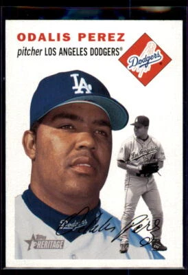 2003 Topps Heritage Odalis Pérez #266 Los Angeles Dodgers Foto 1 de 2