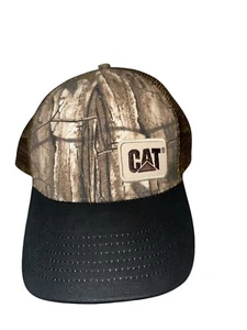 Trucker Mesh Cat Caterpillar Hat Camo - Picture 1 of 2