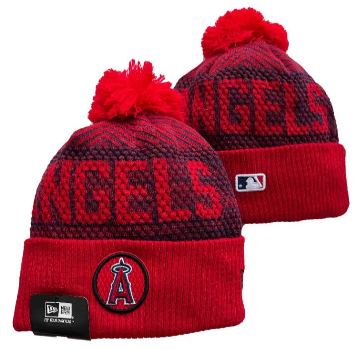 Authentic New Era Anaheim Angels Sport Knit Cold Winter Hat Beanie - Image 1 of 1