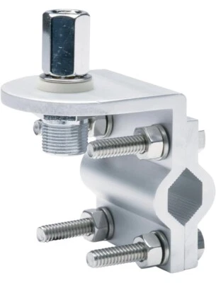 TRUCKSPEC TRUCK SPEC TS-100AD ANTENNA MIRROR DOUBLE GROOVE MIRROR MOUNT 3-WAY W/ S0239