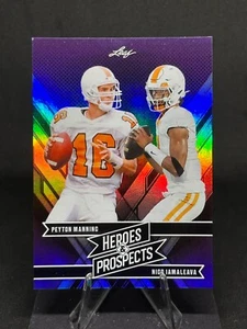 Manning & Iamaleava 2024 Leaf Heroes & Prospects Purple /49 #262 Volunteers - Bild 1 von 2