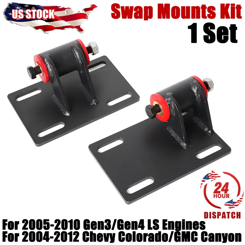 Kit de soportes intercambiables para motores Chevy Colorado GMC Canyon 2005-10 Gen3/4 LS 2004-12 Foto 1 de 4