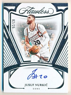 Autógrafos impecables Jusuf Nurkic 2023-24 automáticos #FA-JNP (xx/25) - CANTIDAD Foto 1 de 2