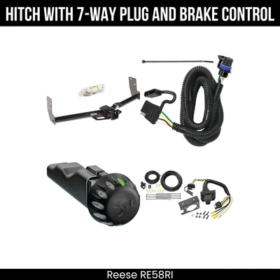 Paquete de remolque enganche + control de freno para Cadillac SRX 10-16 con paquete de remolque OEM 44638 clase 3 Foto 1 de 4