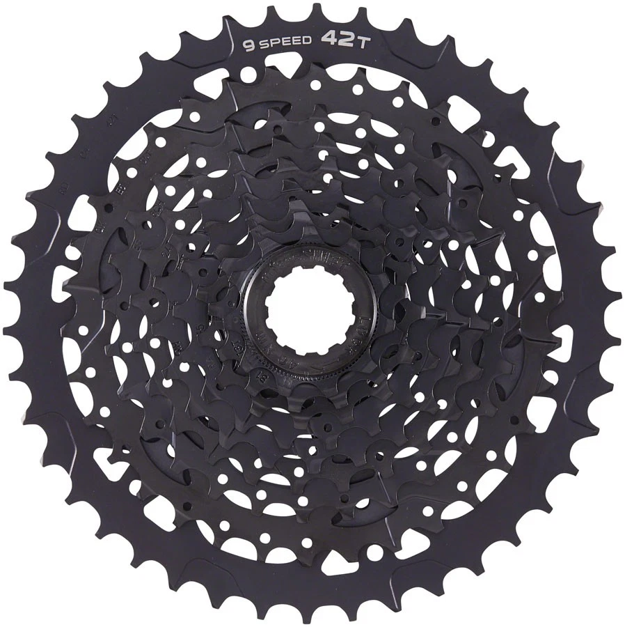 ADVENT Cassette - microSHIFT ADVENT Cassette - 9 Speed, 11-42t, Black, ED Coated - Image 1 of 1