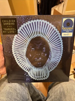 Childish Gambino Awaken My Love Blue Colored Vinyl LP, 2022 New, Sealed - Image 1 of 2