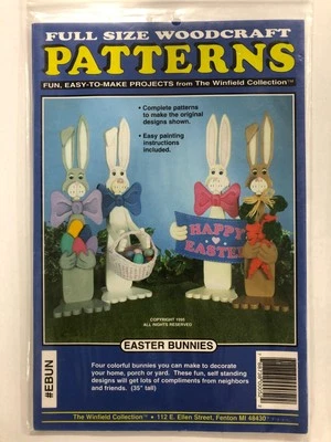 Full Size Woodcraft Patterns Easter Bunnies