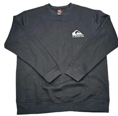 Sudadera Quicksilver Crew para hombre negra talla mediana Foto 1 de 4