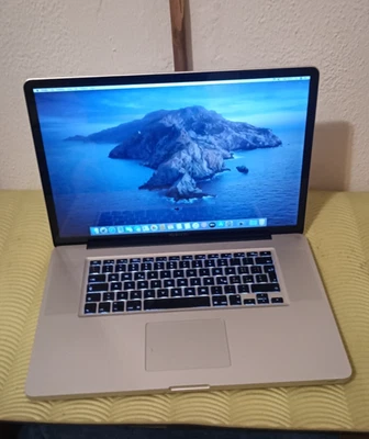 macbook pro 15 a1297 17" 2010  i5  8gb 256GB SSD M2  OSX CATALINA - Immagine 1 di 4
