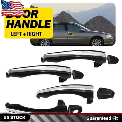 1/2 JUEGO para Hyundai Azera 2006-2011 exterior manija puerta exterior repuesto cromo Foto 1 de 4