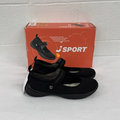 Mujer US 8.5 J Sport Negro Melody Mary Janes Con Plantilla Arco Contorneado Foto 1 de 4