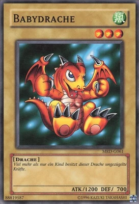 YuGiOh Babydrache (V.1) MRD-DE061 Common NM unl. - Bild 1 von 2