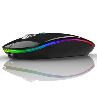 UIOSMUPH G12 Mouse Wireless 2,4 GHz con Ricevitore USB Mouse Senza Fili DPI Regolabile