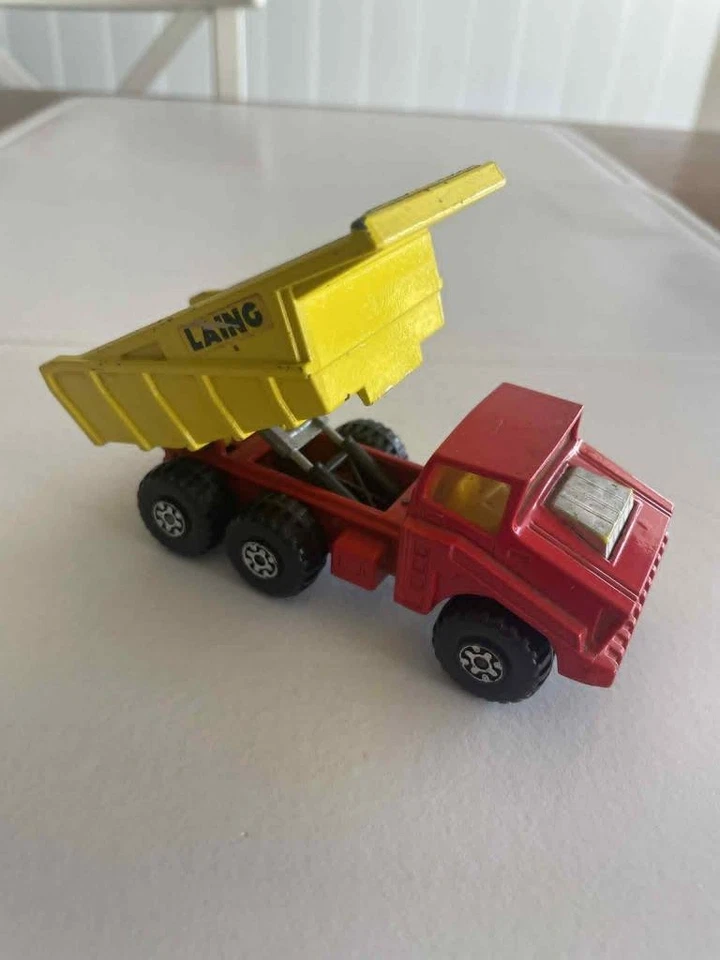 MATCHBOX LESNEY SUPERKINGS K-4 AÑO 1973 LAING VOLQUETE GRANDE EN MUY BUEN ESTADO ORIGINAL Foto 1 de 4