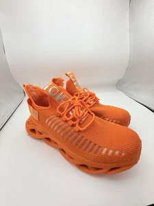 GSLMOLN Herren Orange Ultraleichte Rutschfeste Sportschuhe Größe 15 1633 - Bild 1 von 14