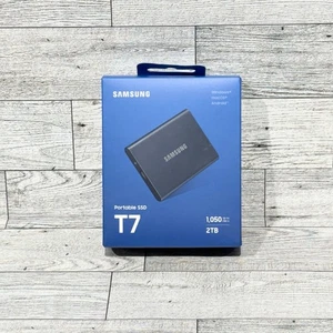 Samsung T7 2TB Portable SSD 1050MB/s USB 3.2 Externe Solid State Drive VERSIEGELT - Bild 1 von 4