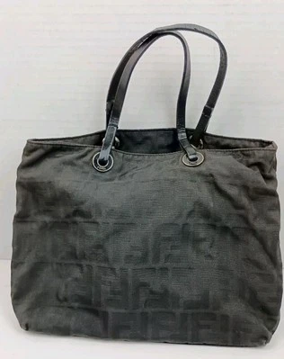 FENDI FF Zucca Pattern Tote Bag Handbag Purse  - Image 1 of 4