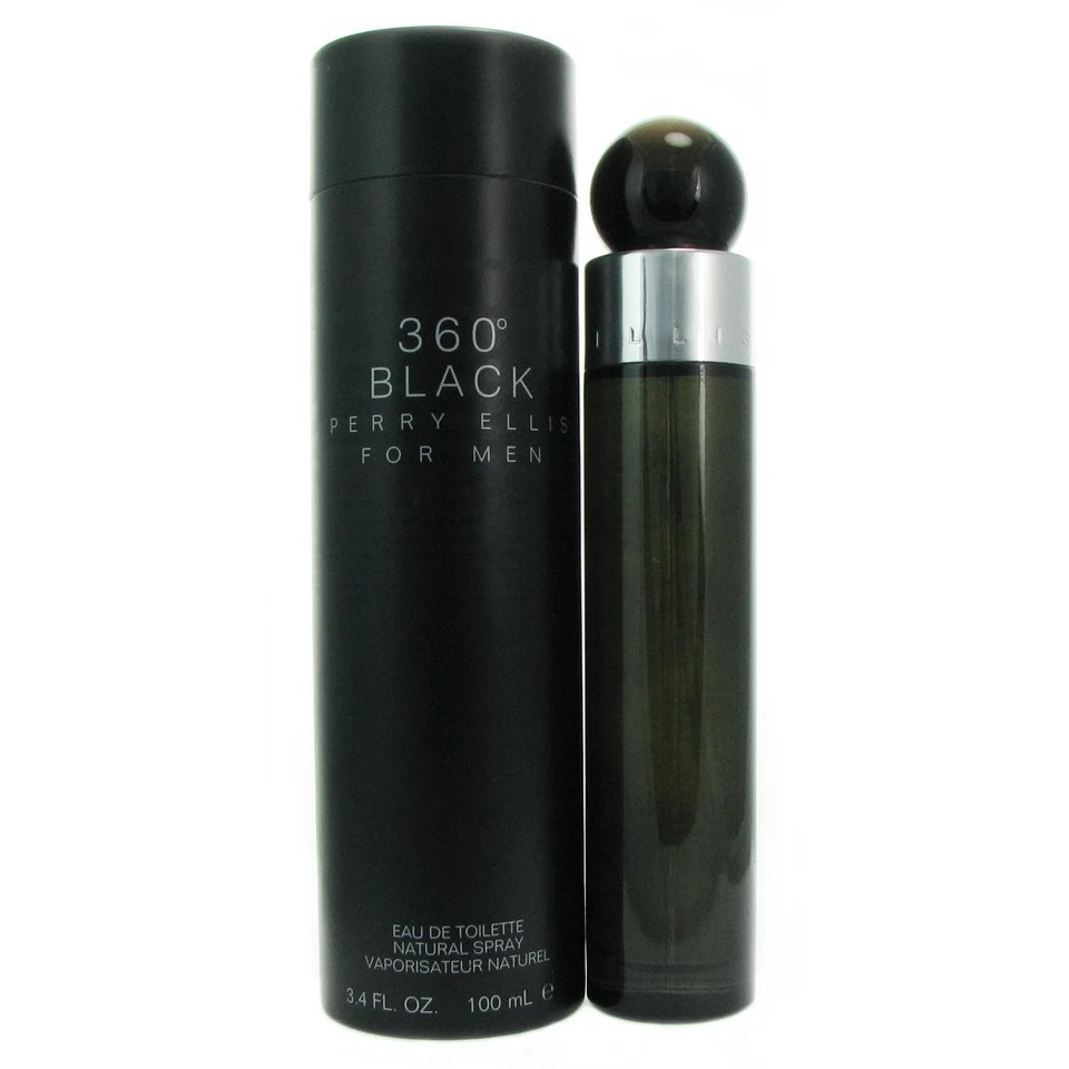 360 negro de para hombre. Eau De Toilette Spray 3,4 onzas Foto 1 de 1