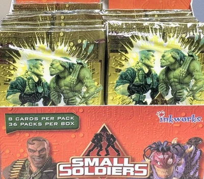 Tarjetas coleccionables premium de soldados pequeños 8 tarjetas por paquete 36 paquetes en una caja tintas Foto 1 de 4