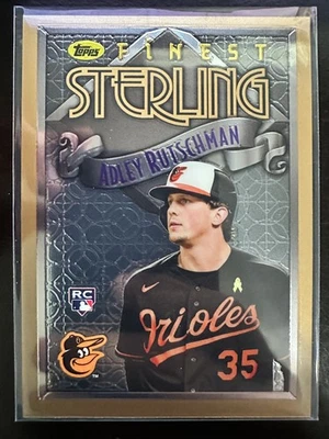 2023 Topps Finest Flashbacks Adley Rutschman RC Sterling #16 Baltimore Orioles - Image 1 of 2