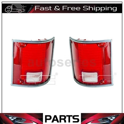 Conjunto de luz trasera izquierda derecha 2X TYC para GMC R1500 Suburban 1987-1991 Foto 1 de 4