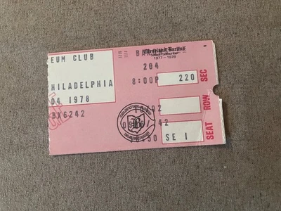 Cleveland Barons Philadelphia Flyers Ticket Stub Feb 4 1978 Richfield Coliseum - Image 1 of 2