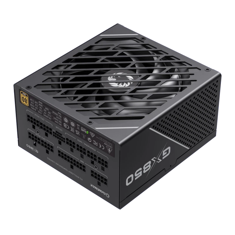 GAMEMAX GX-850 PRO BK 850W 80 Plus Gold ATX3.0 PCIe5.0 PC-Netzteil - Bild 1 von 4