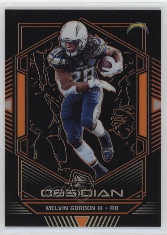 2019 Panini Obsidian Electric Etch Orange /50 Melvin Gordon III #47 - Image 1 of 2