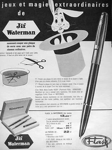 PUBLICITÉ GAGNEZ UN JIF WATERMAN FLASH AVEC LE JEUX ET MAGIE EXTRAORDINAIRE - Imagen 1 de 1