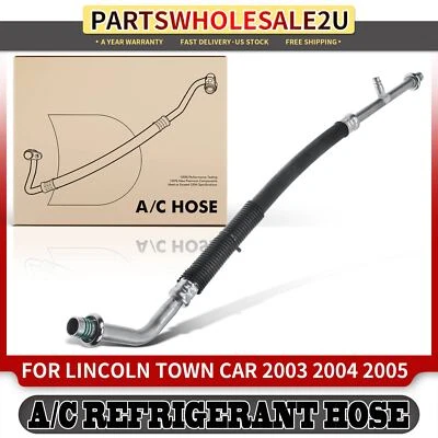 Nueva línea de succión de manguera de refrigerante de aire acondicionado para Lincoln Town Car 2003 2004 2005 4,6 L Foto 1 de 4