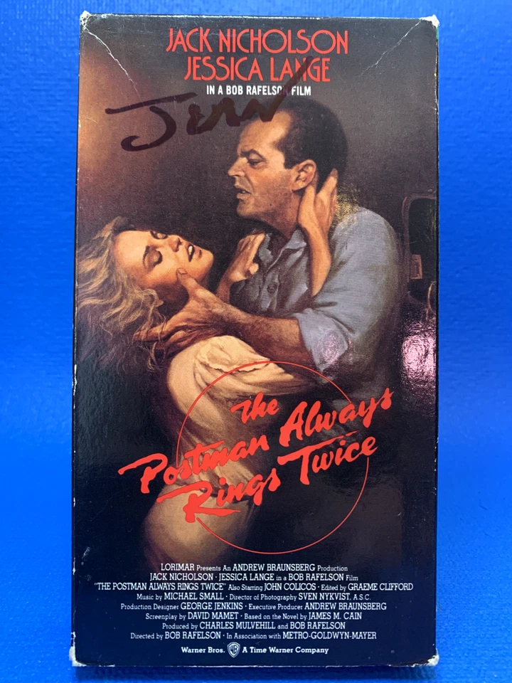 The Postman Always Rings Twice (VHS) - Jack Nicholson - Jessica Lange — 第 1/1 张图片