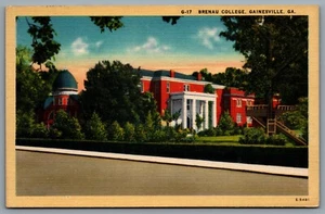 Postcard Gainsville GA c1944 Brenau College CDS Duplex Cancel Flowery Branch GA - Picture 1 of 2
