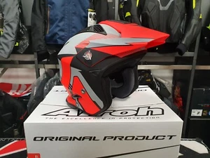 AIROH Casco Jet Trial TRR S - Pure - Orange Matt Taglia M Nuovo - Foto 1 di 11