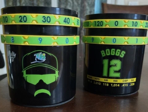 LOT OF 2 - Tampa Bay Devil Rays Wade Boggs Rays Hall Of Fame Cooler - See Descri Cover