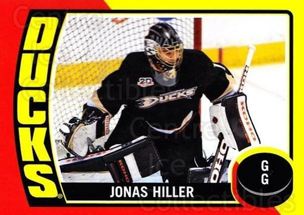 2014-15 O-Pee-Chee Stickers #39 Jonas Hiller - Image 1 of 1