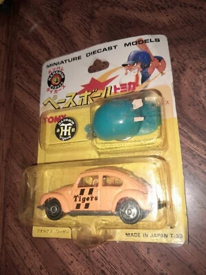 De colección 1977 Tomy Hecho en Japón VW BUG Juguete Diecast Coche Hanshin Tigers Raro Nuevo de Lote Antiguo  Foto 1 de 4