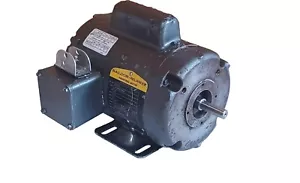 Baldor Reliancer Industrial Motor, 1/3 HP, Thermally Protected 9384-01 - Picture 1 of 8