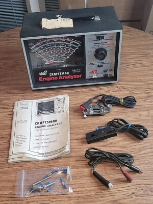 Analisador eletrônico de motor vintage Sears Craftsman estado sólido modelo 161.210400 - Imagem 1 de 4