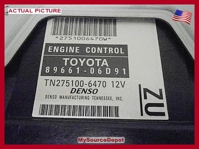 Toyota 2006, Camry, motor, ECM, ordenador, 8966106D91 Foto 1 de 3