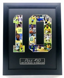 Pele Brazil #10 Soccer World Cup Champion Collage Art - Picture 1 of 11