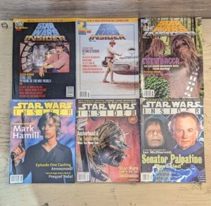 Star Wars Insider 6 Magazine Lot Issues 26 27 28 34 35 37 - Picture 1 of 7