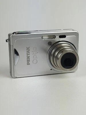 Pentax Optio S7 7.0MP Digital Camera Silver Tested Working, CAMERA ONLY! - Bild 1 von 4